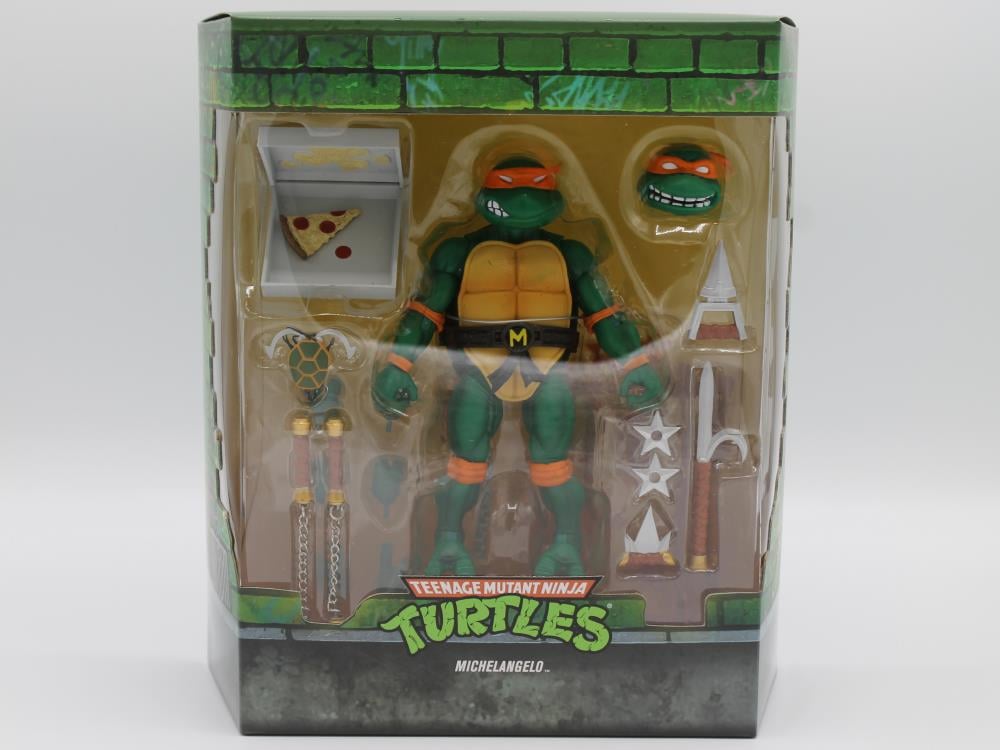 TMNT フィギュア 4体セット　スーパー7 リアクション　タートルズ Amazon.com: Super 7 Teenage Mutant Ninja Turtles 3.75 in Reaction