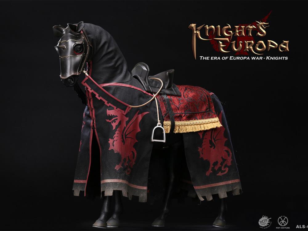 The Era of Europa War Armor Horse (Black) 1/6 Scale Figure Gallery Image 3