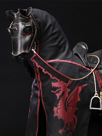 The Era of Europa War Armor Horse (Black) 1/6 Scale Figure Gallery Image 2