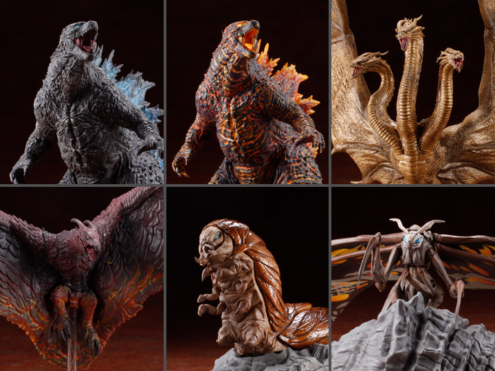 Godzilla: King of the Monsters Hyper Modeling Series Box of 6 Figures Gallery Image 1
