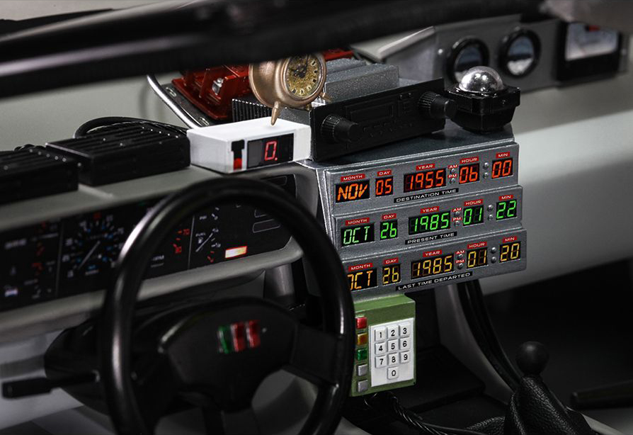 Back to the Future MMS260 DeLorean Time Machine 1/6th Scale Collectible Vehicle Gallery Image 9