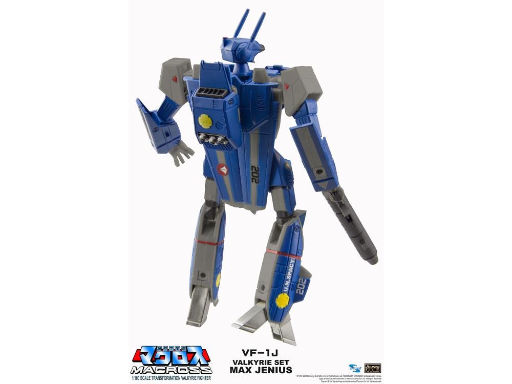 Macross Saga Retro Transformable Collection VF-1J Max Jenius Valkyrie 1/100 Scale Figure Gallery Image 4