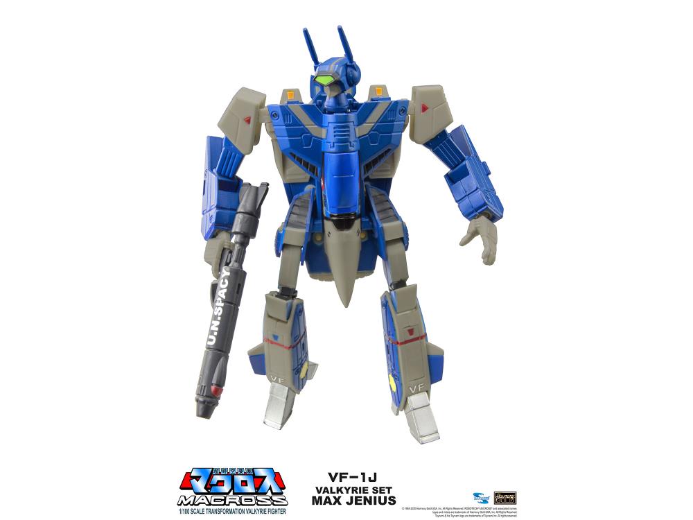 Macross Saga Retro Transformable Collection VF-1J Max Jenius Valkyrie 1/100 Scale Figure Gallery Image 3