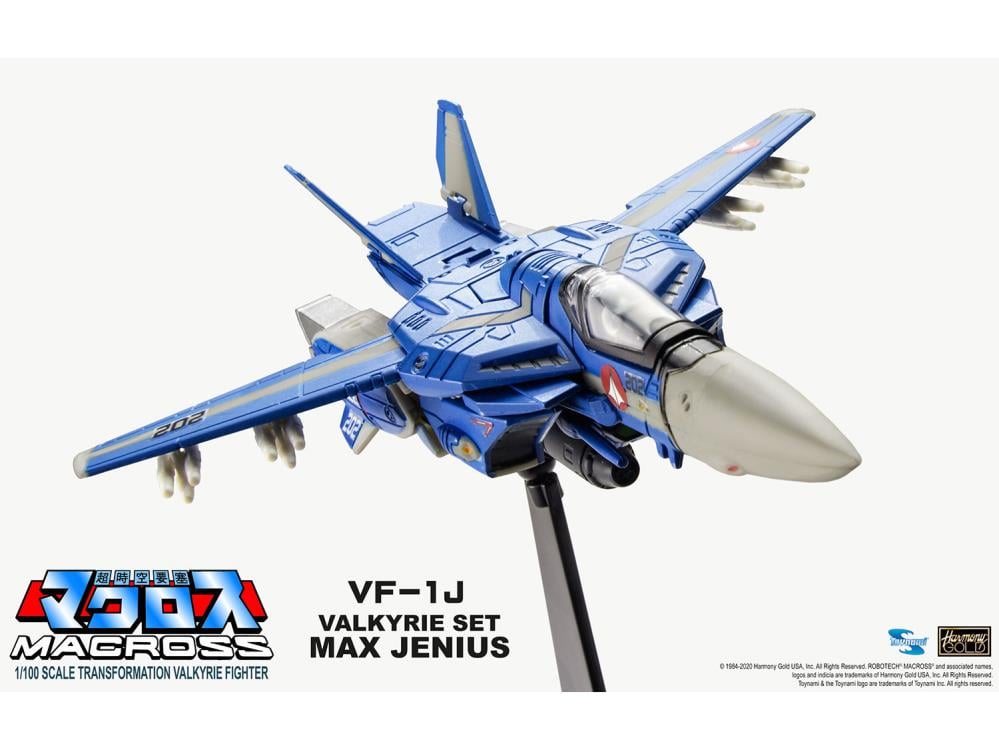 Macross Saga Retro Transformable Collection VF-1J Max Jenius Valkyrie 1/100 Scale Figure Gallery Image 6