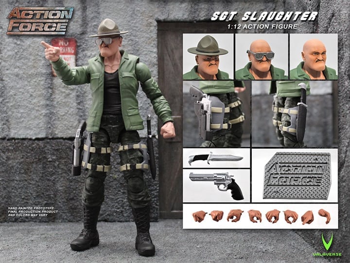 Action Force Sgt. Slaughter 1/12 Scale Figure Gallery Image 1