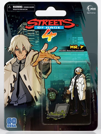 Streets of Rage IV Mr. Y Limited Edition Enamel Pin Set Gallery Image 2