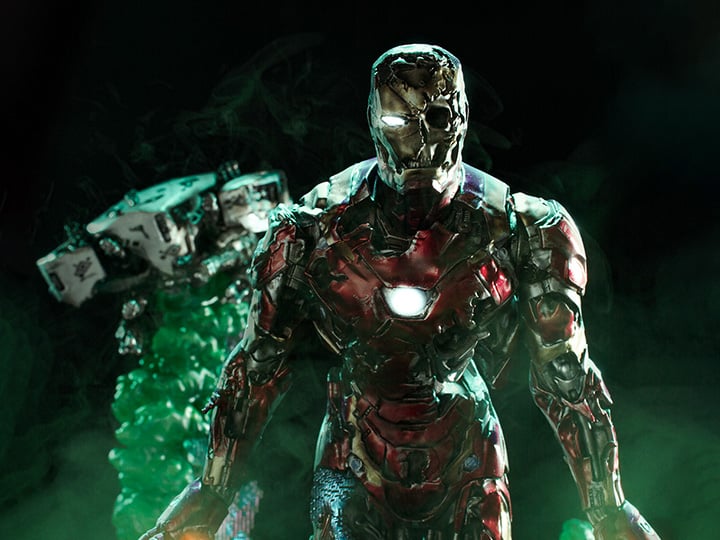 Spider-Man: Far From Home Iron Man Illusion Deluxe 1/10 Scale Statue Gallery Image 1