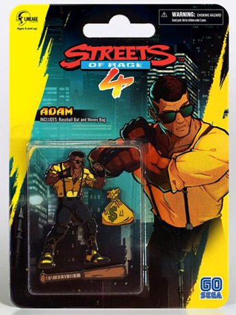 Streets of Rage IV Adam Hunter Limited Edition Enamel Pin Set Gallery Image 2