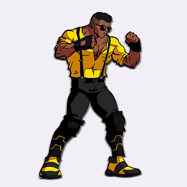 Streets of Rage IV Adam Hunter Limited Edition Enamel Pin Set Gallery Image 4