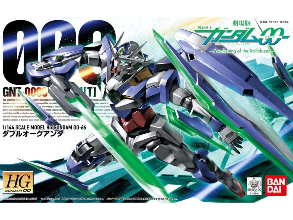 Mobile Suit Gundam 00 the Movie: A Wakening of the Trailblazer HG00 00 Qan[T] 1/144 Scale Model Kit Gallery Image 5
