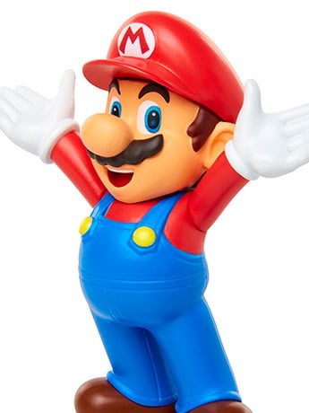 World of Nintendo 2.50" Mario (Open Arms) Limited Articulation Figure Gallery Image 2