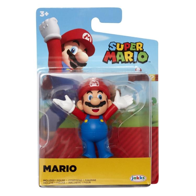 World of Nintendo 2.50" Mario (Open Arms) Limited Articulation Figure Gallery Image 4