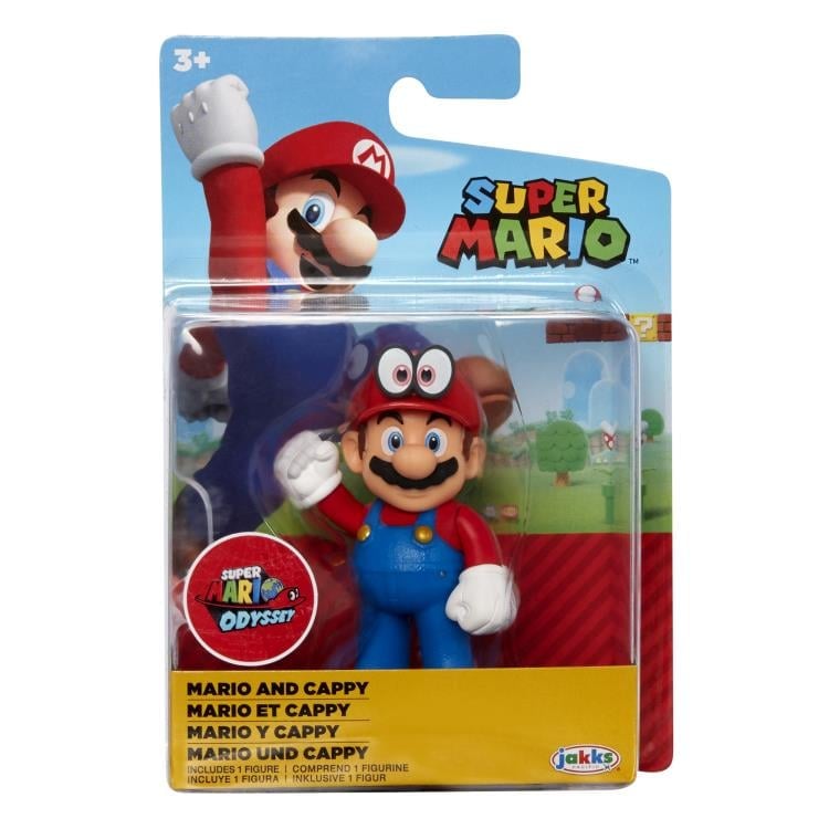 World of Nintendo 2.50" Cappy Mario (Standing) Limited Articulation Figure Gallery Image 4