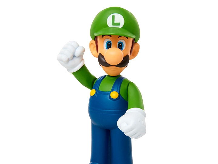 World of Nintendo Luigi (Standing) 2.5-Inch Scale Limited Articulation Figure Gallery Image 1