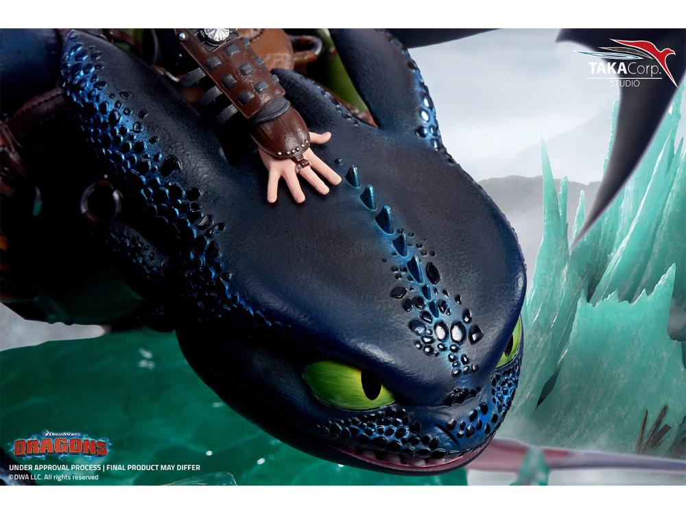 How to Train Your Dragon Hiccup & Toothless 1/6 Scale Limited Edition Statue Gallery Image 15