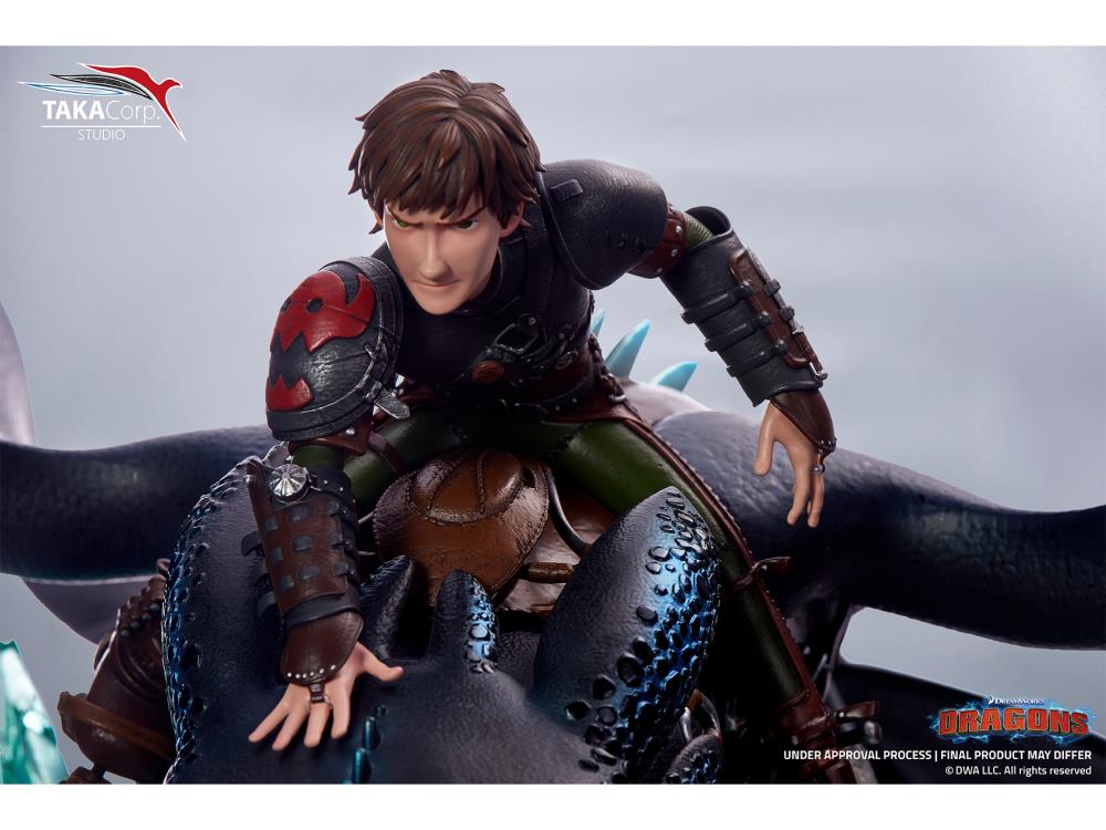 How to Train Your Dragon Hiccup & Toothless 1/6 Scale Limited Edition Statue Gallery Image 17