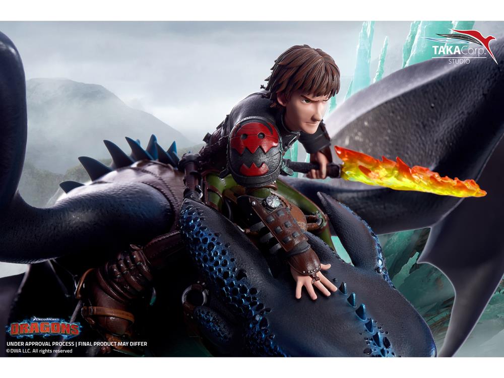 How to Train Your Dragon Hiccup & Toothless 1/6 Scale Limited Edition Statue Gallery Image 11