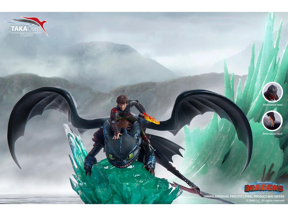 How to Train Your Dragon Hiccup & Toothless 1/6 Scale Limited Edition Statue Gallery Image 9