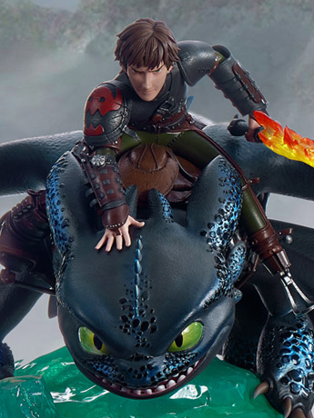 How to Train Your Dragon Hiccup & Toothless 1/6 Scale Limited Edition Statue Gallery Image 2