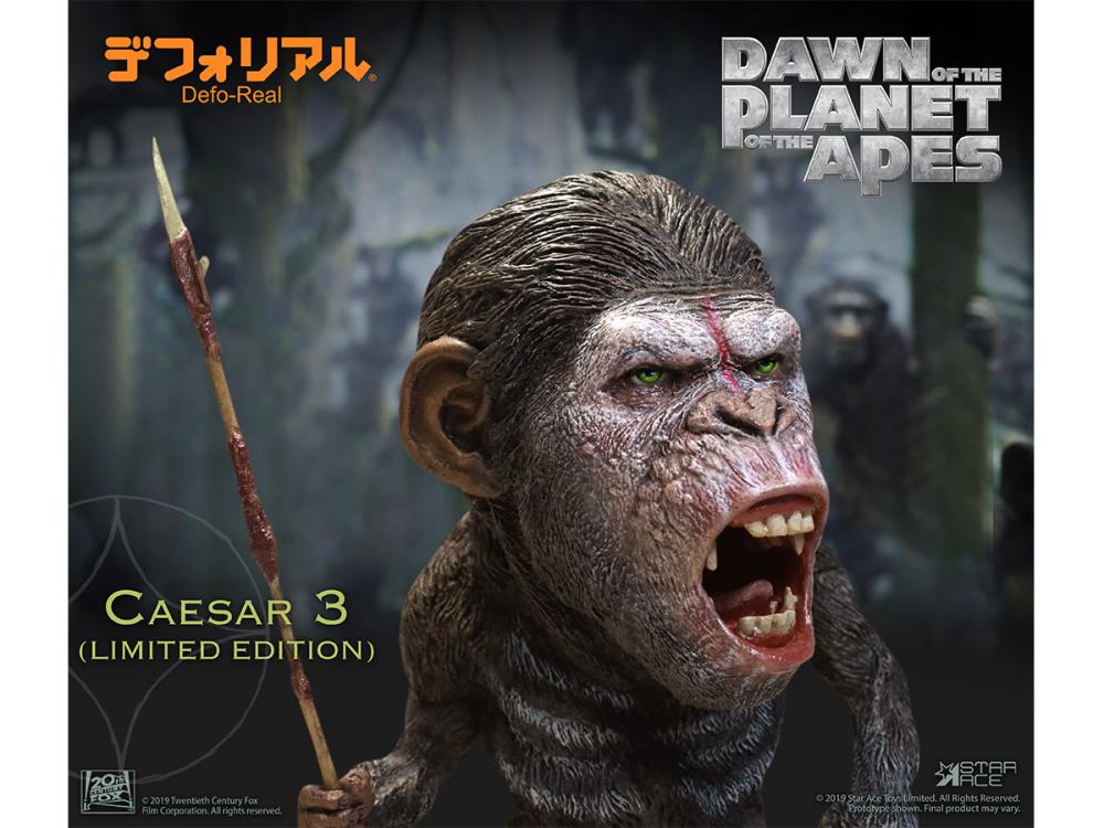 Dawn of the Planet of the Apes Defo-Real Caesar (Spear) Limited Edition Gallery Image 5