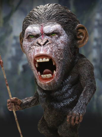 Dawn of the Planet of the Apes Defo-Real Caesar (Spear) Limited Edition Gallery Image 2