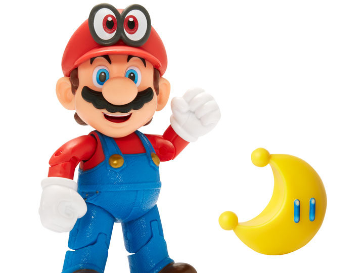 World of Nintendo 4" Cappy Mario (Power Moon) Figure Gallery Image 1