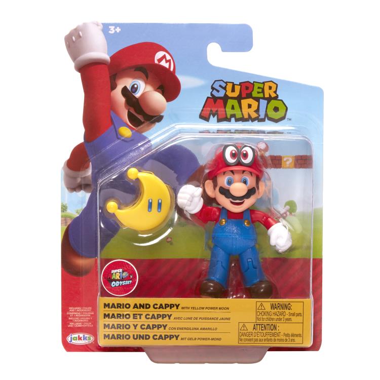 World of Nintendo 4" Cappy Mario (Power Moon) Figure Gallery Image 4