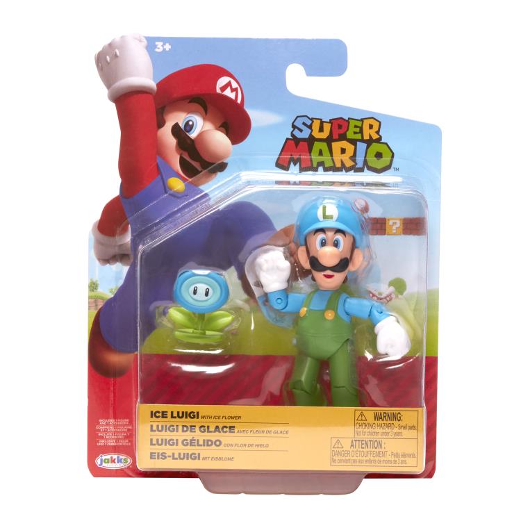 World of Nintendo 4" Ice Luigi Figure Gallery Image 4