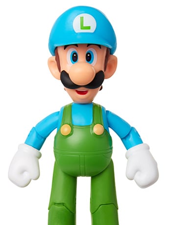 World of Nintendo 4" Ice Luigi Figure Gallery Image 2