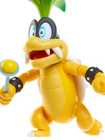World of Nintendo Iggy Koopa with Wand 4-Inch Scale Figure Gallery Image 2