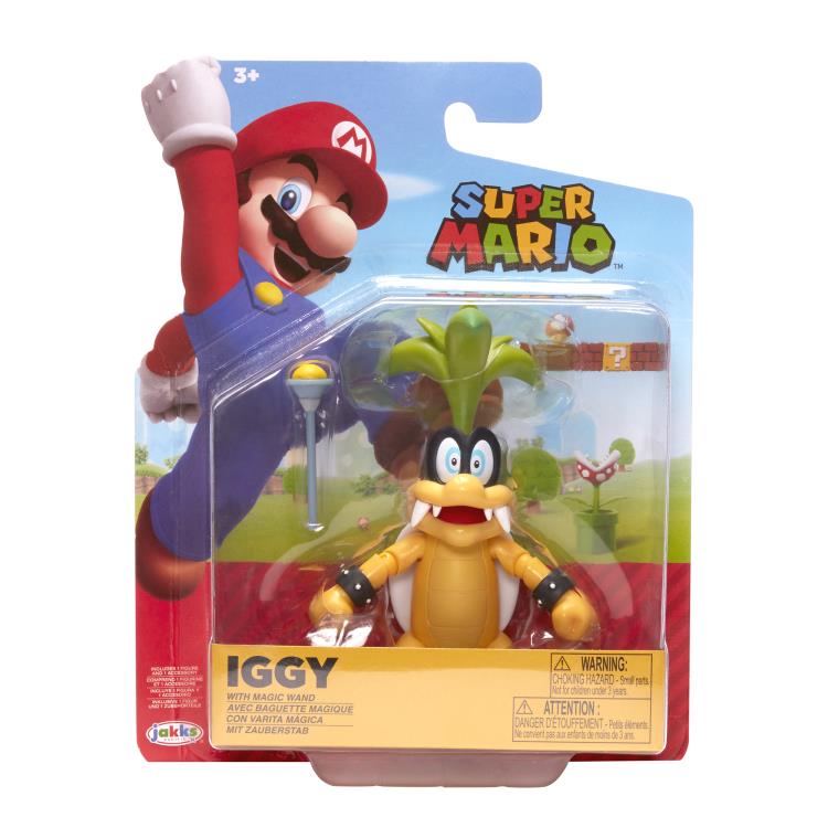 World of Nintendo Iggy Koopa with Wand 4-Inch Scale Figure Gallery Image 4