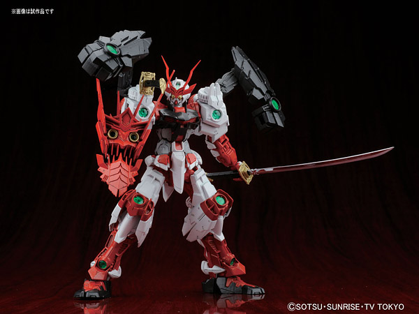 Gundam Build Fighters MG Sengoku Astray 1/100 Scale Model Kit Gallery Image 6