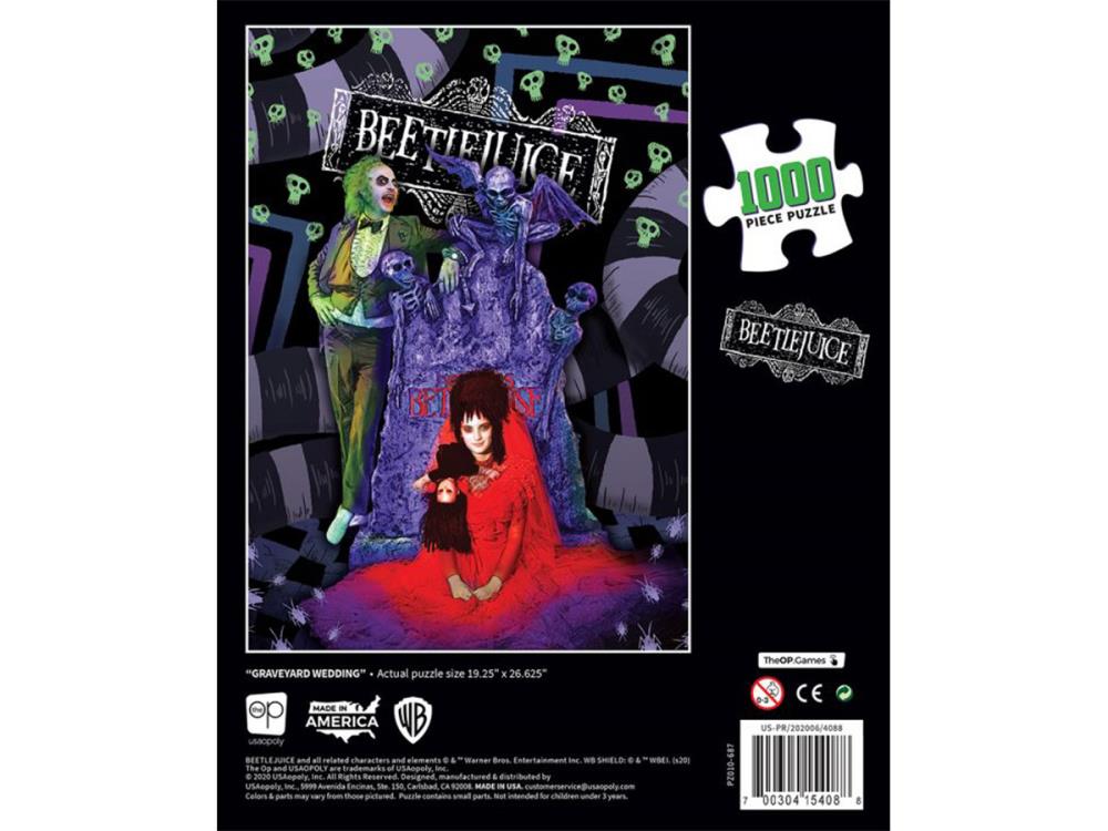 Beetlejuice Graveyard Wedding 1000-Piece Puzzle Gallery Image 5