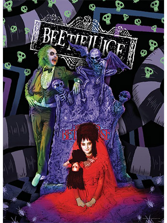 Beetlejuice Graveyard Wedding 1000-Piece Puzzle Gallery Image 2