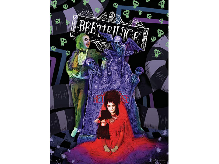 Beetlejuice Graveyard Wedding 1000-Piece Puzzle Gallery Image 1