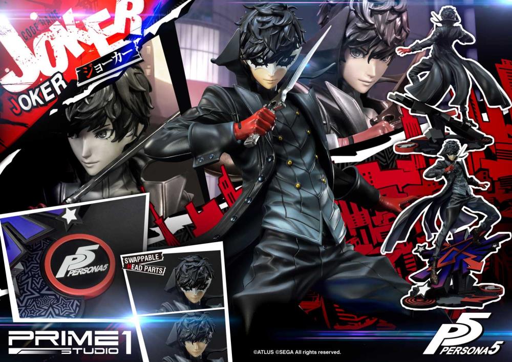 Persona 5 Premium Masterline Joker 1/4 Scale Statue Gallery Image 15