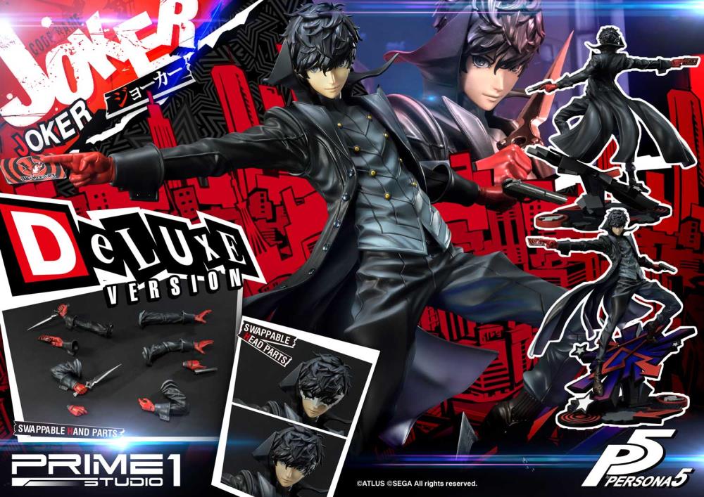 Persona 5 Premium Masterline Joker (Deluxe Ver.) 1/4 Scale Statue Gallery Image 16