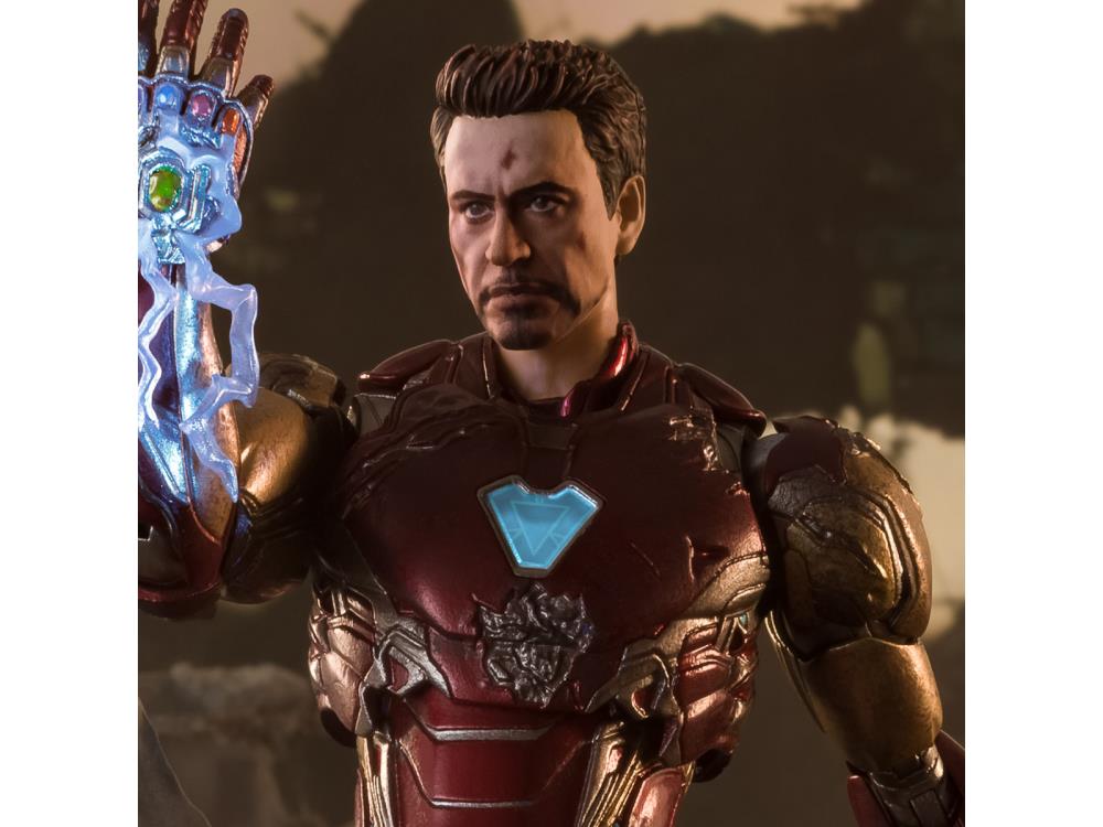 Avengers: Endgame S.H.Figuarts Iron Man Mark LXXXV (I Am Iron Man Edition) Exclusive Action Figure Gallery Image 7