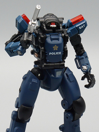Stellar Knights AGS-03 Police Captain S.A.S. EW-53 (Blue & Black Color) 1/60 Scale Figure Gallery Image 2