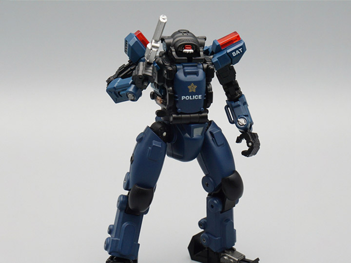 Stellar Knights AGS-03 Police Captain S.A.S. EW-53 (Blue & Black Color) 1/60 Scale Figure Gallery Image 1
