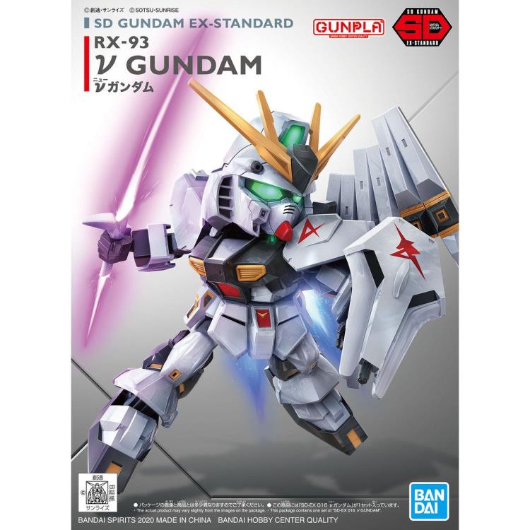 Mobile Suit Gundam: Char's Counterattack SD EX-Standard Nu Gundam Model Kit Gallery Image 10