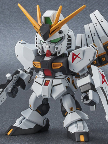 Mobile Suit Gundam: Char's Counterattack SD EX-Standard Nu Gundam Model Kit Gallery Image 2