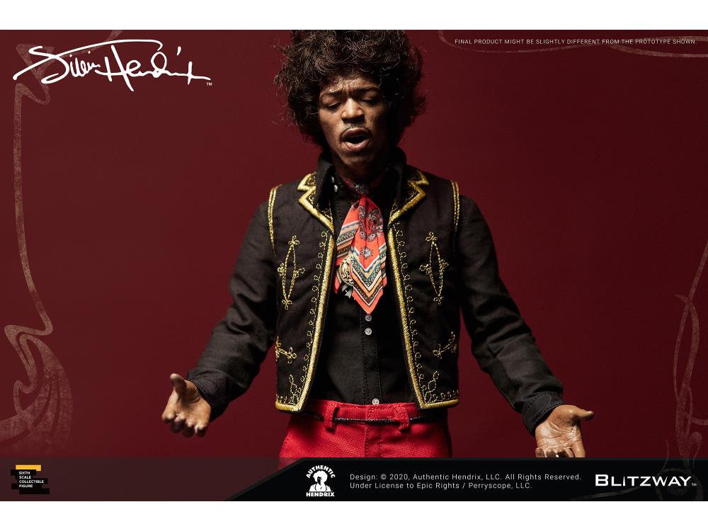 Jimi Hendrix 1/6 Scale Figure (With Bonus) Gallery Image 12