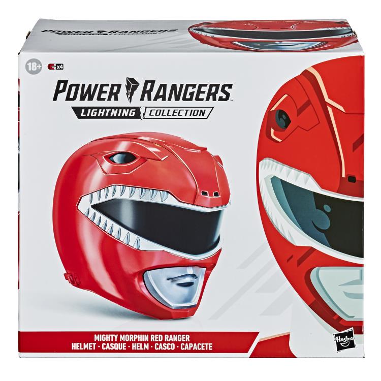 Mighty Morphin Power Rangers Lightning Collection Red Ranger 1:1 Scale Wearable Helmet Gallery Image 10