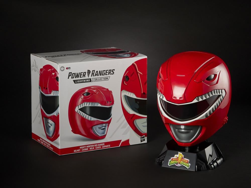 Mighty Morphin Power Rangers Lightning Collection Red Ranger 1:1 Scale Wearable Helmet Gallery Image 6