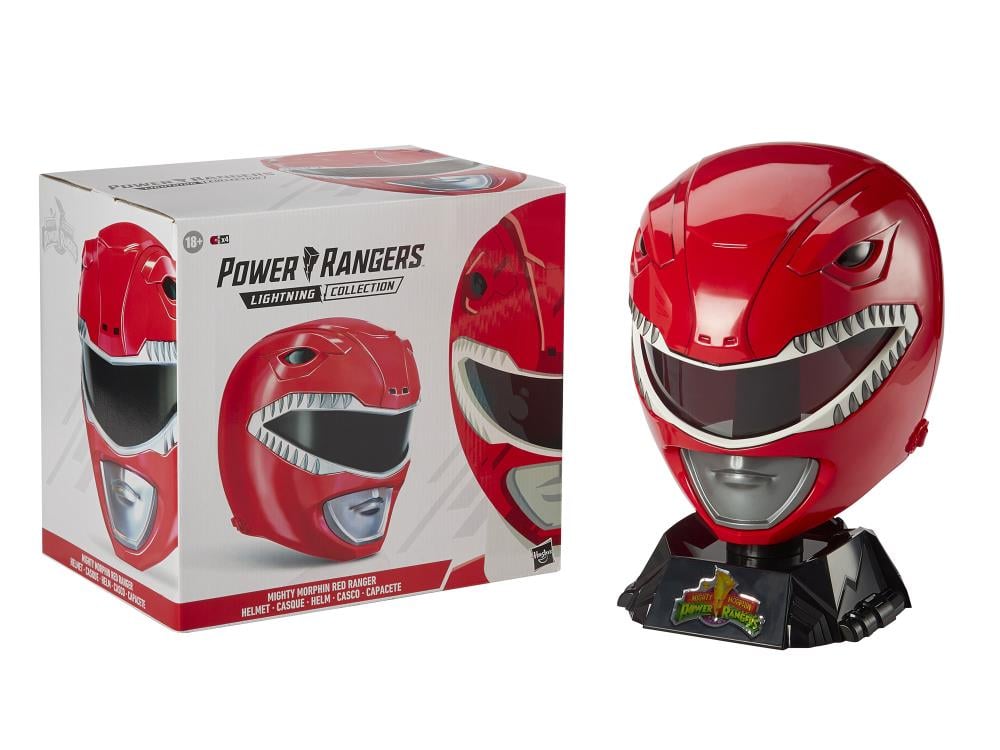 Mighty Morphin Power Rangers Lightning Collection Red Ranger 1:1 Scale Wearable Helmet Gallery Image 9