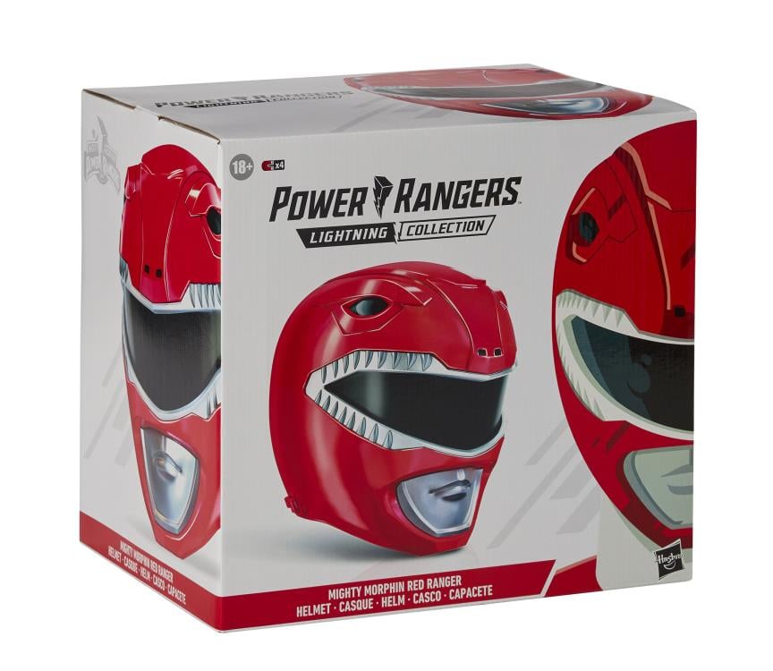 Mighty Morphin Power Rangers Lightning Collection Red Ranger 1:1 Scale Wearable Helmet Gallery Image 11