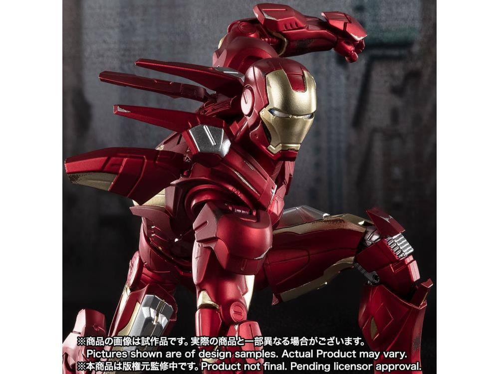 The Avengers S.H.Figuarts Iron Man Mark VII (Avengers Assemble Edition) Exclusive Action Figure Gallery Image 10