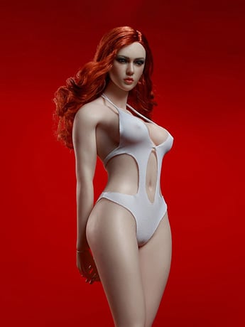 Super-Flexible Female Seamless 1/6 Scale Pale Large Bust Body (S42) Gallery Image 2