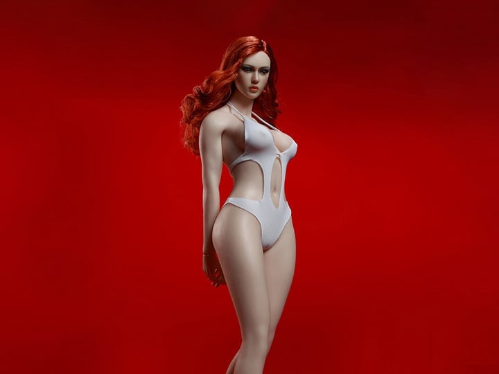 Super-Flexible Female Seamless 1/6 Scale Pale Large Bust Body (S42)
